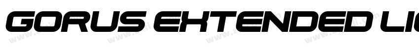 Gorus Extended Light字体转换 Gorus Extended Light字体转换